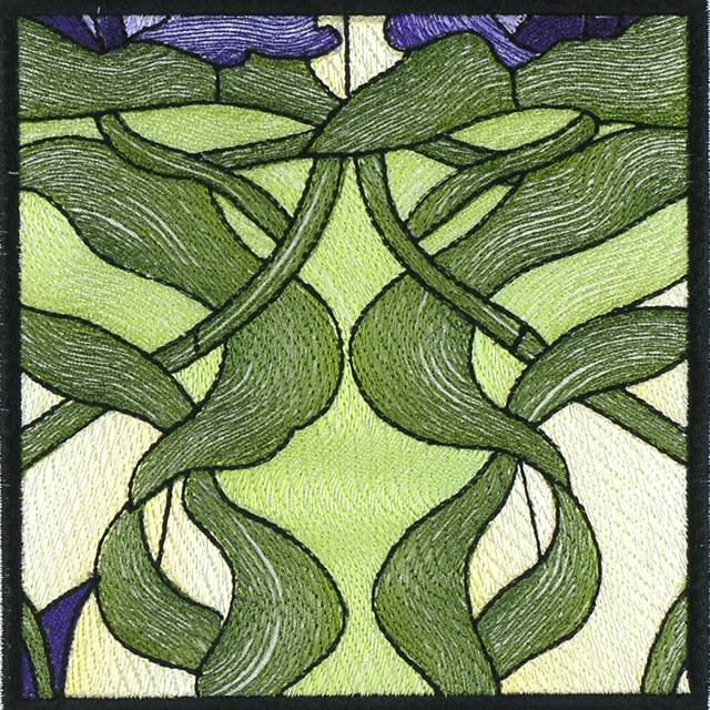 BFC0994 QIH or Regular Stained Glass Sunlit Flowers