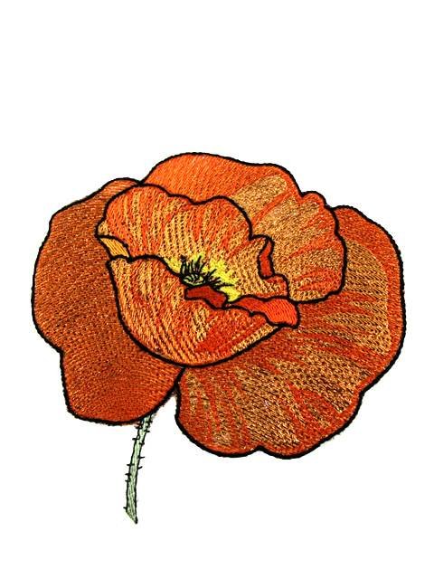 BFC0997 Poppies with Oriental Influence