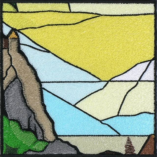 BFC0999 QIH-Reg Stained Glass Landscape