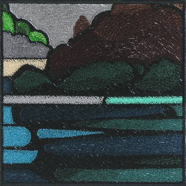 BFC0999 QIH-Reg Stained Glass Landscape