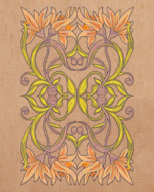 BFC1816 Art Nouveau Quilting Elements