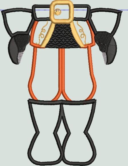 BFC1769 Split Black And Red Nutcracker