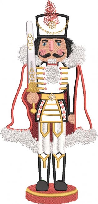 BFC1773 Large Blue And Red Nutcracker