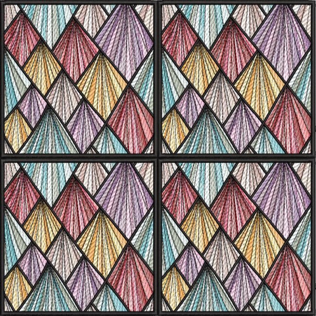 BFC1834 Versatile Colorful Quilt Blocks - Part 1