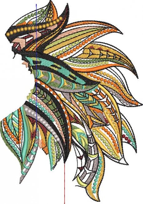 BFC1905 Ethnic Tribal Lion