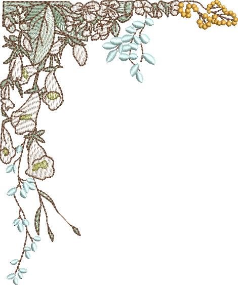 BFC1932 Baby Animals with Flowers