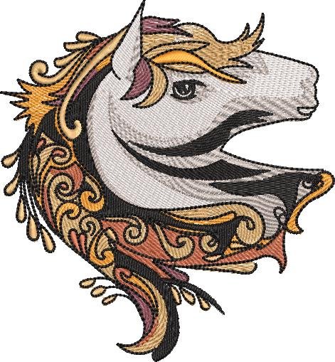 BFC1978 Embellished Horse and Unicorn