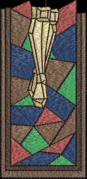 BFC2064 Large Jesus on the Cross on Black