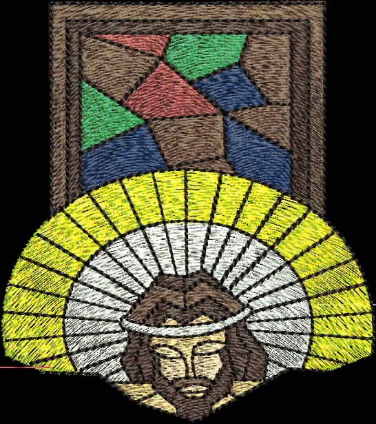 BFC2064 Large Jesus on the Cross on Black