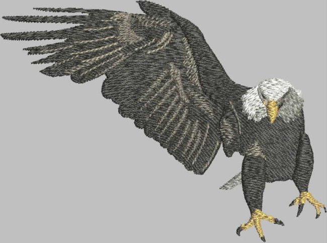 BFC2078 Large Patriotic Eagle No.2