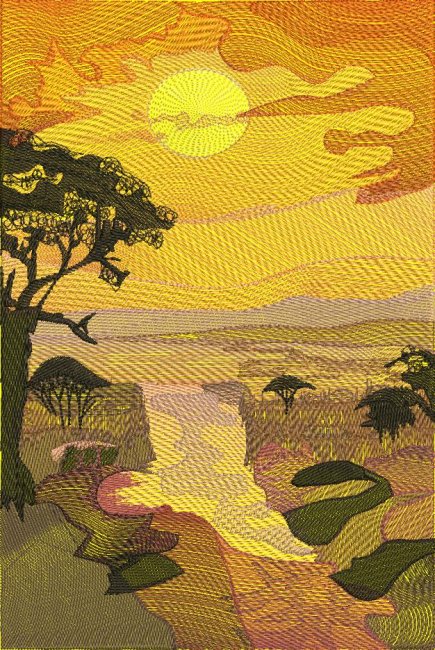 BFC2166 African Sunset
