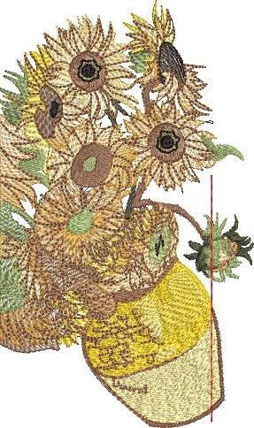BFC2217 Van Gogh Style Black Cat