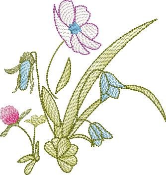 BFC2222 Graceful Florals Library