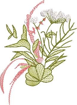 BFC2222 Graceful Florals Library