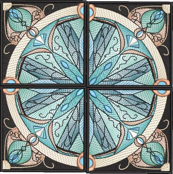 BFC32272 Art Deco Block 2