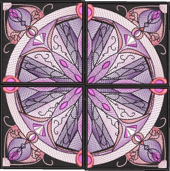 BFC32272 Art Deco Block 2