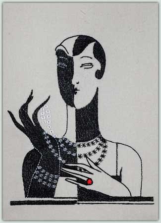 Lady with Pearls