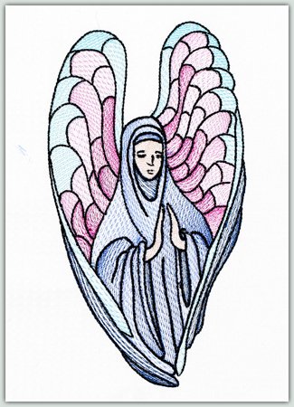 Stained Glass Angel 2