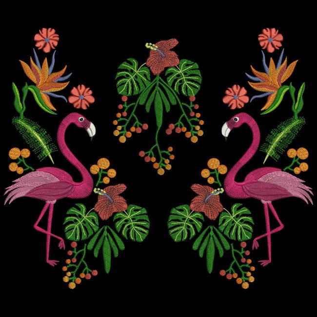 BFC1675 Flamingo Paradise