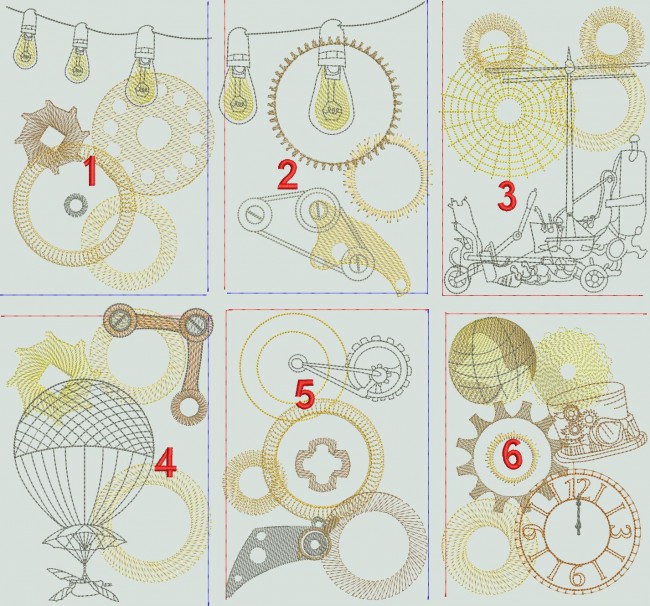 BFC1596 Backgrounds - Steampunk