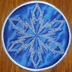 CCQ0182 - 10 Snowflakes and Coasters