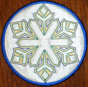 CCQ0182 - 10 Snowflakes and Coasters