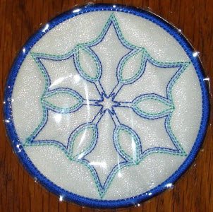 CCQ0182 - 10 Snowflakes and Coasters