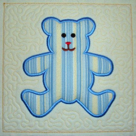 CCQ0317 - Teddy Bear Applique Squares