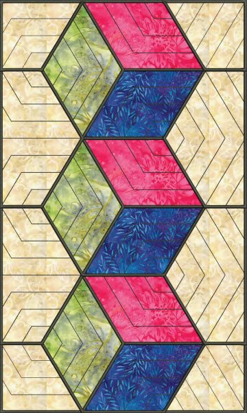 CCQ0373 - HOME 6 Tumbling Hexagon