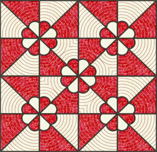 CCQ0381 - Dutch Rose Square