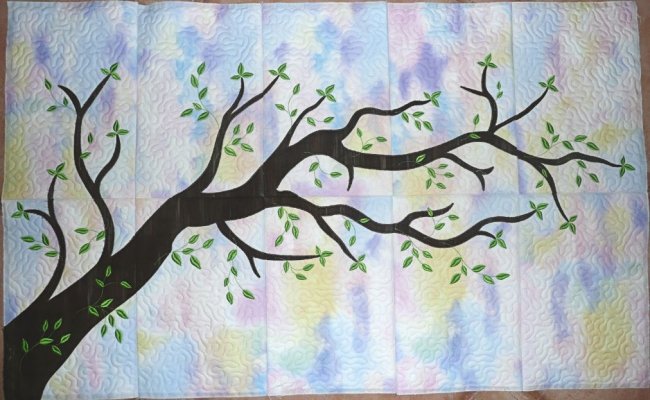 CCQ0528 - QI The Cherri Tree Branch Quilt