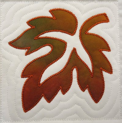 CCQ0572 - Applique Leaf 4 Sizes
