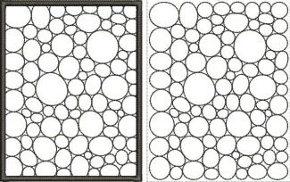 CCQ0579 - Pebble Quilting Sashing - 7 panels