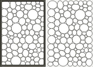 CCQ0579 - Pebble Quilting Sashing - 7 panels