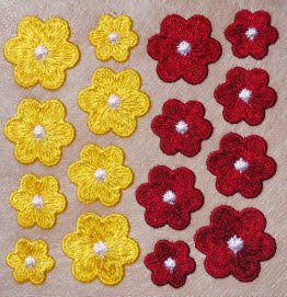 CCQ5100 - Small Freestanding Lace Flowers