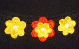 CCQ5100 - Small Freestanding Lace Flowers