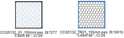 CCQ5132 - Honeycomb Quilting Single