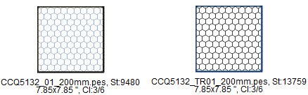 CCQ5132 - Honeycomb Quilting Single