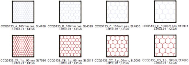 CCQ5133 - Honeycomb Quilting Set