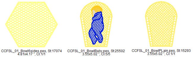 CCQFSL001 - Freestanding Lace Baby Basket