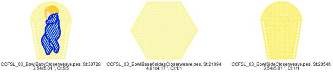 CCQFSL001 - Freestanding Lace Baby Basket