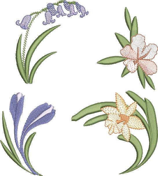 BFC2126 Alphabet Flowers - Part 1