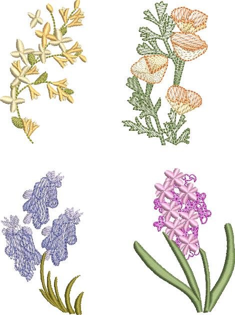 BFC2126 Alphabet Flowers - Part 1
