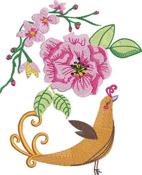 BFC1827 Birds, Flowers & Butterflies