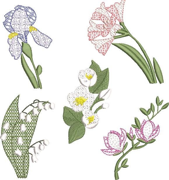 BFC2126 Alphabet Flowers - Part 1