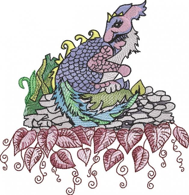 BFC2054 Delight's Garden Fantasy Dragon Designs