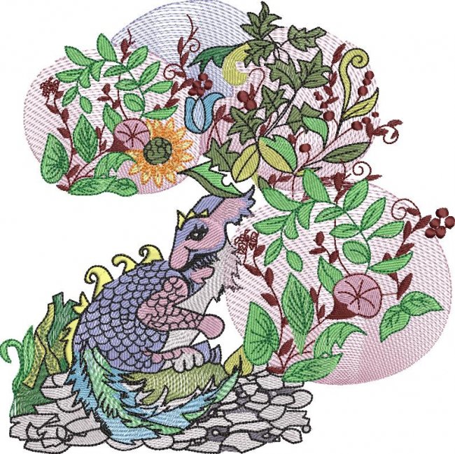 BFC2054 Delight's Garden Fantasy Dragon Designs
