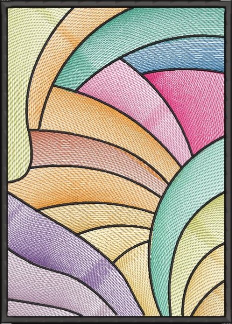 BFC2252 Waves of Color Quilt Blocks - Set 1