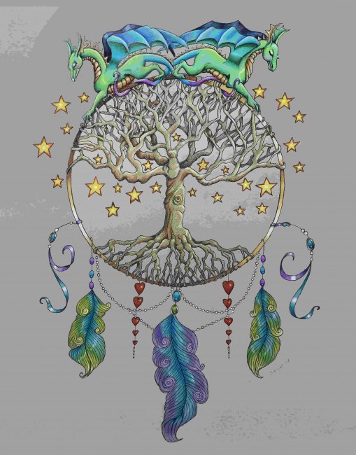 BFC2036 Delight's Dragon Dreams Dreamcatcher