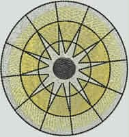 BFC1024 QIH-Peruvian Rose Window